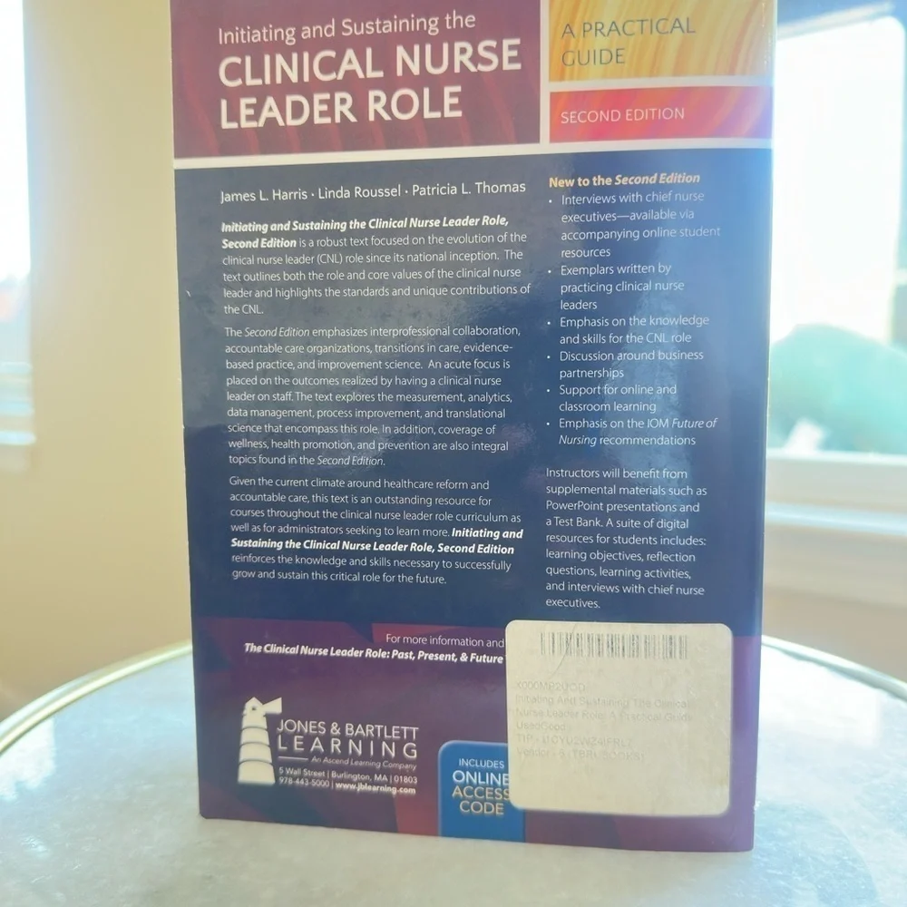 Clinical Nurse Leader Role: A Practical Guide, 2nd Ed. – Harris, Roussel, Thomas